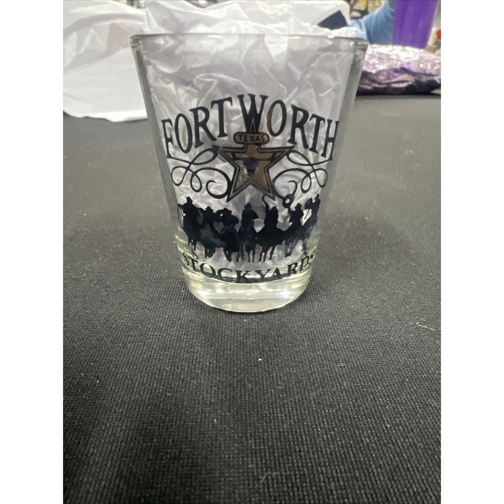 Fort Worth Stockyards Shot Glass